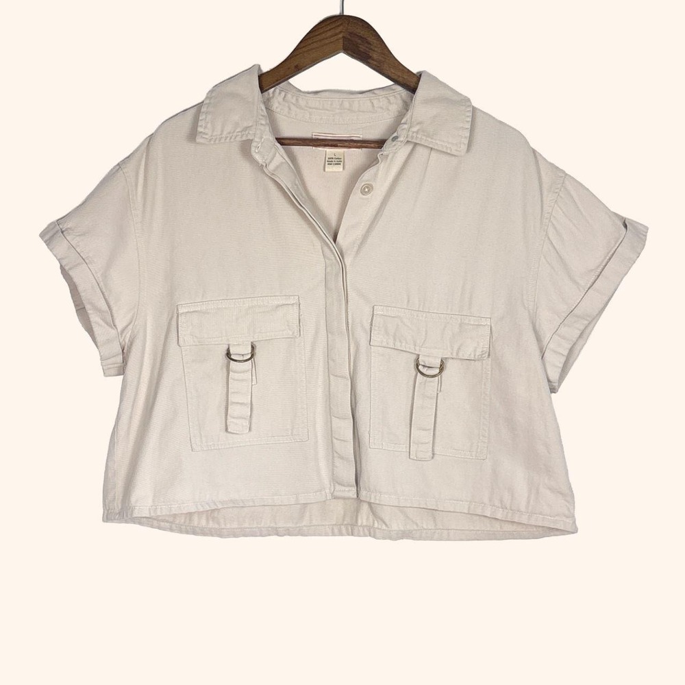 Lone Star Cropped Utility Shirt